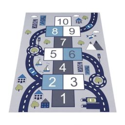 Paco Home - Tapis pour enfants, Tapis de jeu pour chambres d'enfants, Boîtes gonflables et rues,