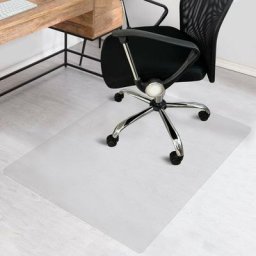 Tapis protège-sol Neo Pour sols durs Vinyle 115 x 134cm Avec bordure - Transparent