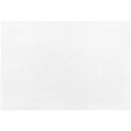 Tapis Poils Longs Shaggy Blanc en Polyester et Coton Très Doux au Toucher pour Chambre ou Salon au