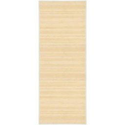 Vidaxl - Tapis Bambou 80x200 cm Naturel Marron clair