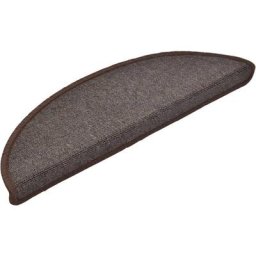 Tapis d'escalier 15 pcs Marron café 56 x 17 x 3 cm Vidaxl Café