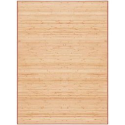Tapis en bambou 160x230 cm Marron Vidaxl Marron