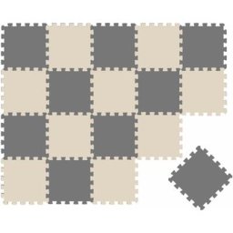 Littletom - 18 Tapis de Sol épais pour Bébé Enfant - 30x30 Dalles Puzzle Carré en Mousse eva - bunt