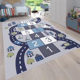 Paco Home - Tapis pour enfants, Tapis de jeu pour chambres d'enfants, Boîtes gonflables et rues,