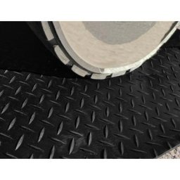 Tapis pvc Sol de Caotchouc 3mm Design Strié Noir Taille 100X1000 cm - Noir