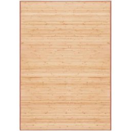 Tapis en bambou 120x180 cm Marron Vidaxl Marron