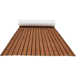 Revêtement de Sol 240 x 90 cm en Mousse eva pour Bateau Yacht, Tapis de Sol Antidérapant Couvert