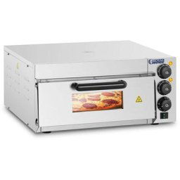 Four à Pizza Électrique Inox 2000W 230V 350 °c 40X40X1 5Cm - Rouge, Noir, Bleu - Royal Catering
