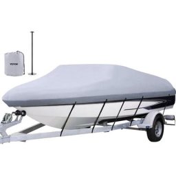 Housse de Bateau Bache de Bateau 4,3-4,9 m Long Couverture en Oxford 600D - Vevor
