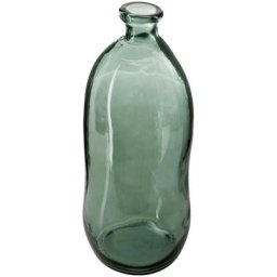 Vase Bouteille Verre Recyclé Kaki Atmosphera créateur d'intérieur - Kaki