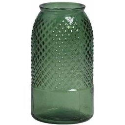 Vase en verre recyclé (27,5 cm) Dinte Sklum Vert Choux