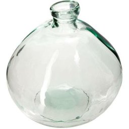 Vase rond verre recyclé transparent D33 Atmosphera créateur d'intérieur - Transparent
