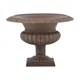 Vase Médicis - d 27,8 cm x h 20,2 cm - Livraison gratuite - Marron