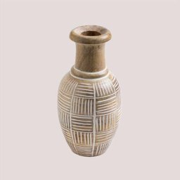 Sklum - Vase en Bois de Manguier Chalten ↑30 cm - ↑30 cm