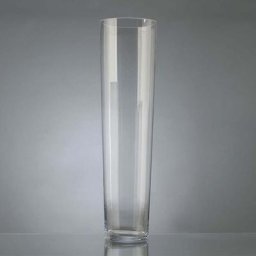 Vase conique 70 cm en verre - Transparent - Lou De Castellane