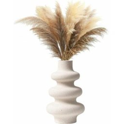 Vase Ceramique Nordique, Décoration De La Maison Blanc Végétarien en Céramique Pot De Fleur De