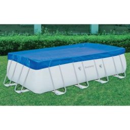 Couverture de piscine Bestway 58232 top cover 404 / 412x201 cm en pvc pour piscines rectangulaires