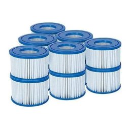 Cartouches de filtration pour spa Bestway Lay-Z-Spa Type VI - Lot de 12 cartouches