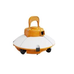 Bestway - Robot aspirateur de piscine autonome Frisbee orange pour piscine à fond plat