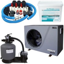 Pack Pompe à chaleur Piscine Poolex Silverline fi 70 + By pass universel + Pompe de filtration +