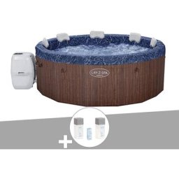 Bestway - Kit spa gonflable Lay-Z-Spa Toronto rond Airjet Plus 5/7 places + Kit de traitement au