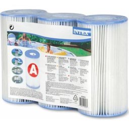 Intex - 29003 Type a Filter Cartridge 10,7 x 20 cm (3-Pack)