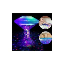Lumière flottante de piscine de couleur, lumière de bain disco, lumière sous-marine led avec 7
