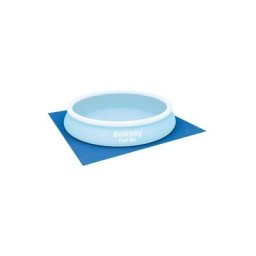 Bestway - Bâche au sol piscine 396x396cm Tapis xxl Protection sol - pe