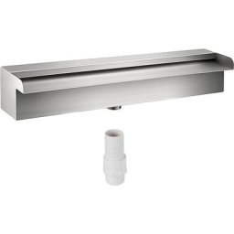 Fontaine de piscine décorative en acier inoxydable avec cascade - Vevor