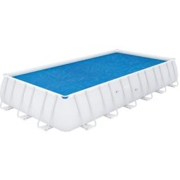 Couverture Solaire Top Avec Isolation Thermique Pour Piscine Rectangulaire Avec Cadre Bestway