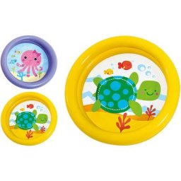 Intex - Piscine pour enfants modèle 2 anneaux ø61x15cm couleurs assorties
