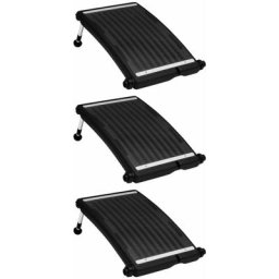 Panneaux de chauffage solaire de piscine courbés 3pcs 72,5x46cm Vidaxl n/a