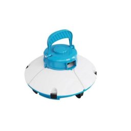 BESTWAY Robot aspirateur de piscine autonome Frisbee bleu pour piscine à fond plat