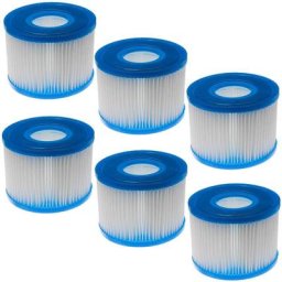 Vhbw - 6x Cartouche filtrante type S1 compatible avec Arebos Spa Pool spa, bain à remous - Filtre