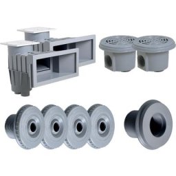 Hayward - Kit pièces à sceller Gris Clair pour piscine 10 x 5 m Gris