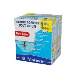 Mareva - Traitement complet Rev-Aqua 1 mois - piscine 30-60 m3 (Revaqua) - L'unité