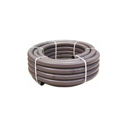 Couronne 40m Tuyau Piscine PVC Pression Gris Souple Semi-Rigide à coller diamètre 50mm extérieur