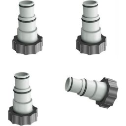 4 Pièces Adaptateur Piscine, Remplacement Adaptateur de Tuyau Série Intex a avec Filetage, Tuyau de