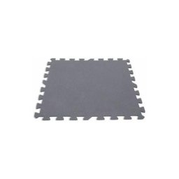 Intex - Lot de 8 dalles de sol modulables - Piscine - 50 x 50 cm - Gris - Livraison gratuite - Gris