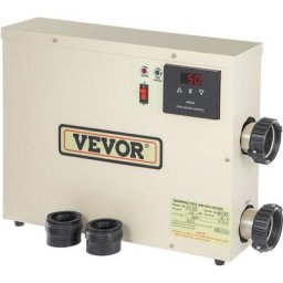 Réchauffeur électrique Piscine Chauffe-Eau Chauffe-Piscine Spa 15 kW 380V - Vevor