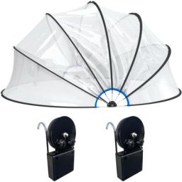 Vidaxl - Dôme de piscine avec support rond 500x250 cm pvc n/a