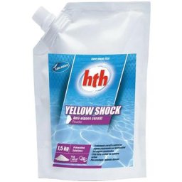 HTH - Anti-algues en granulés Yellow Shock pour algues moutardes 1,5 kg Blanc
