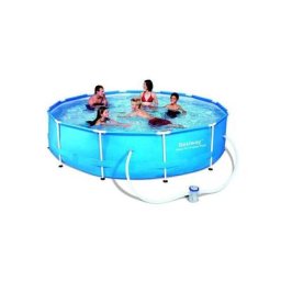 Bestway - Piscine tubulaire ronde 366x76 cm - avec pompe de filtration