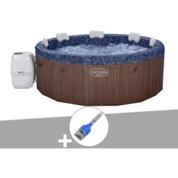Bestway - Kit spa gonflable Lay-Z-Spa Toronto rond Airjet Plus 5/7 places + Aspirateur à batterie