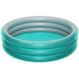Bestway - Piscine Gonflable pour Enfants Play Pool 201x53cm avec 3 Anneaux Gonflables Couleur Bleu