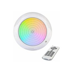 Projecteur 24W pour piscine hors sol en structure bois IP68 - couleur variable par télécommande