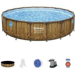 Bestway - Piscine tubulaire ronde ø 5,49 x 1,22 m Power Steel Vista