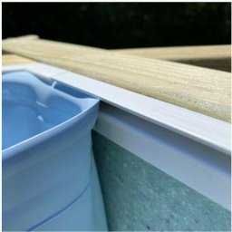 Liner 75/100 compatible piscine Ubbink - Couleur liner: Sable - Modèles piscines: Linéa 1550 x 350