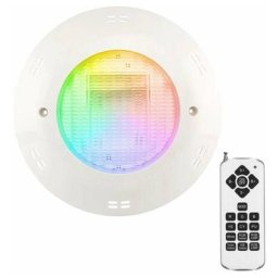 Projecteur Piscine led Couleur 18W en saillie IP68 + Télécommande Crealys
