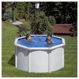 GRÉ - Piscine ronde acier Fidji - 2,40 x 1,20 m